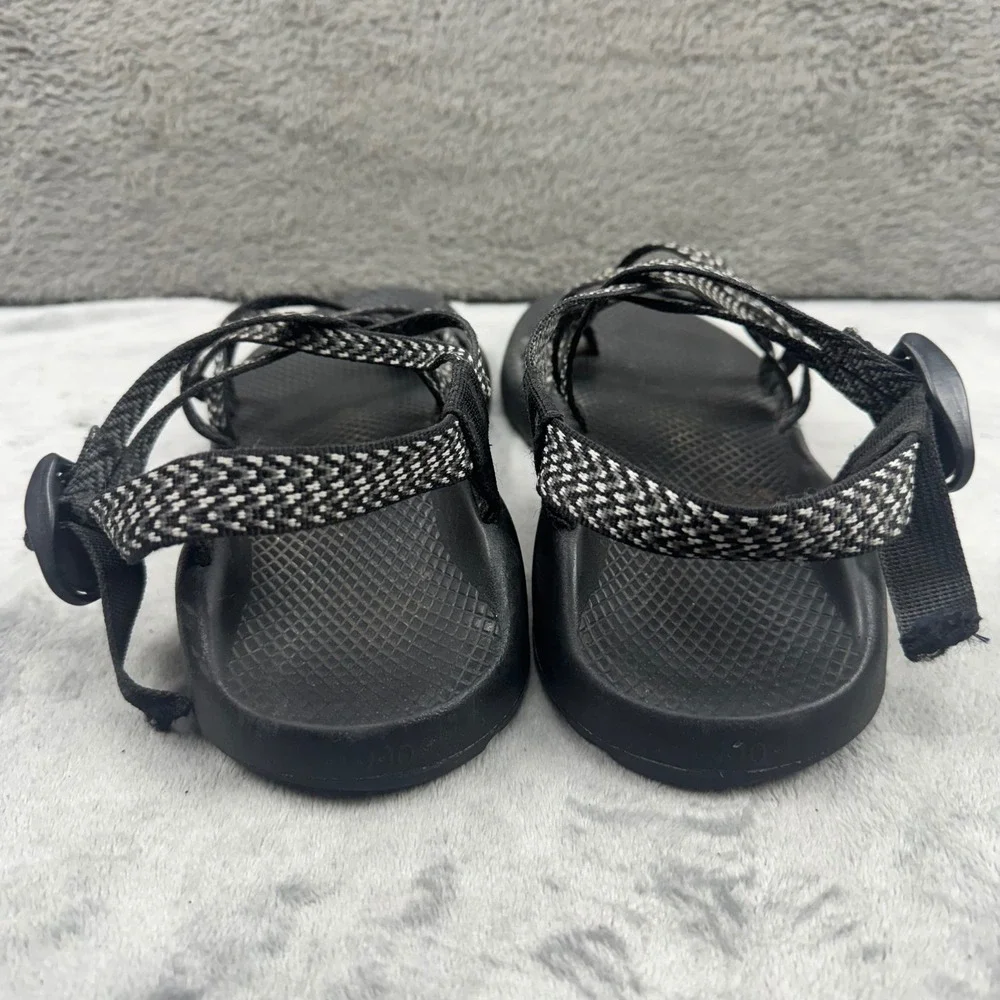 Chaco Black and Gray Strappy Sport Sandals